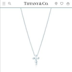 Tiffany & Co. Elsa Peretti Cross Necklace